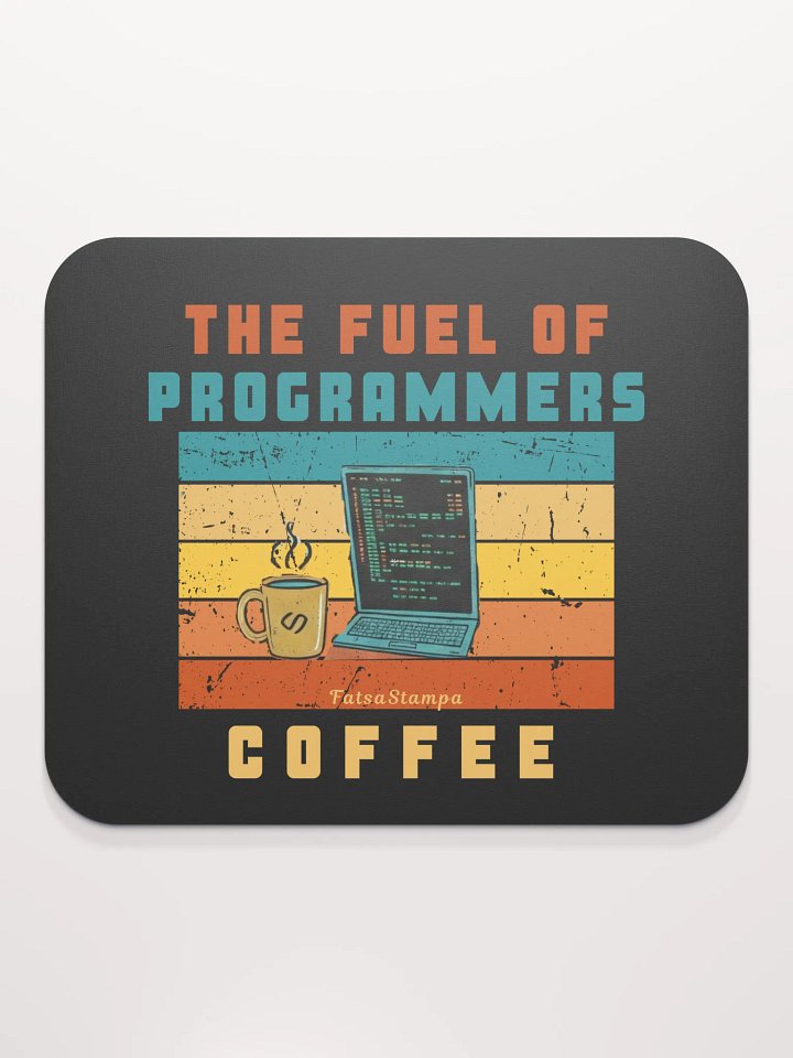 Retro Programmer's Fuel Mouse Pad product image (2)