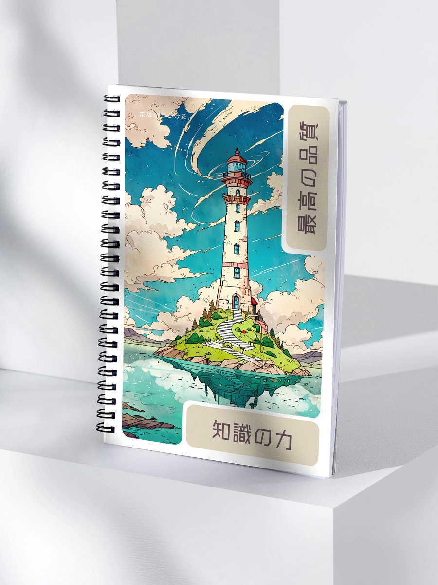 Enlightenment Lighthouse Spiral Notebook product image (4)
