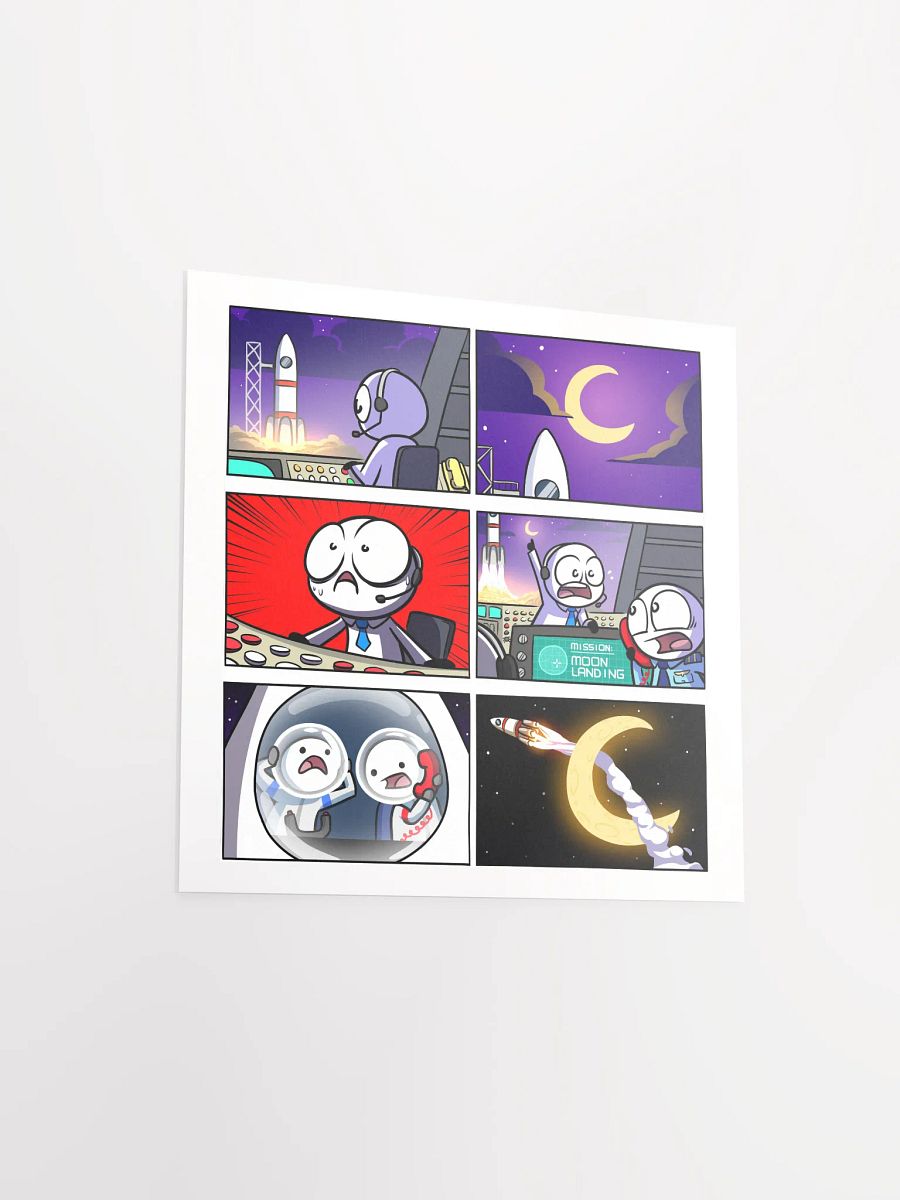 'Lunar or Later' comic print product image (11)