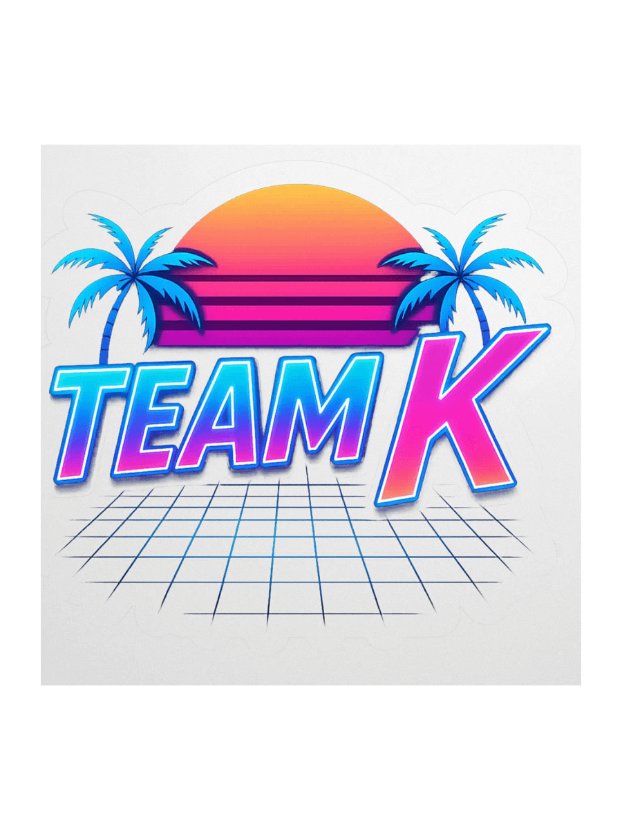 Team K 1980's STICKERS product image (2)