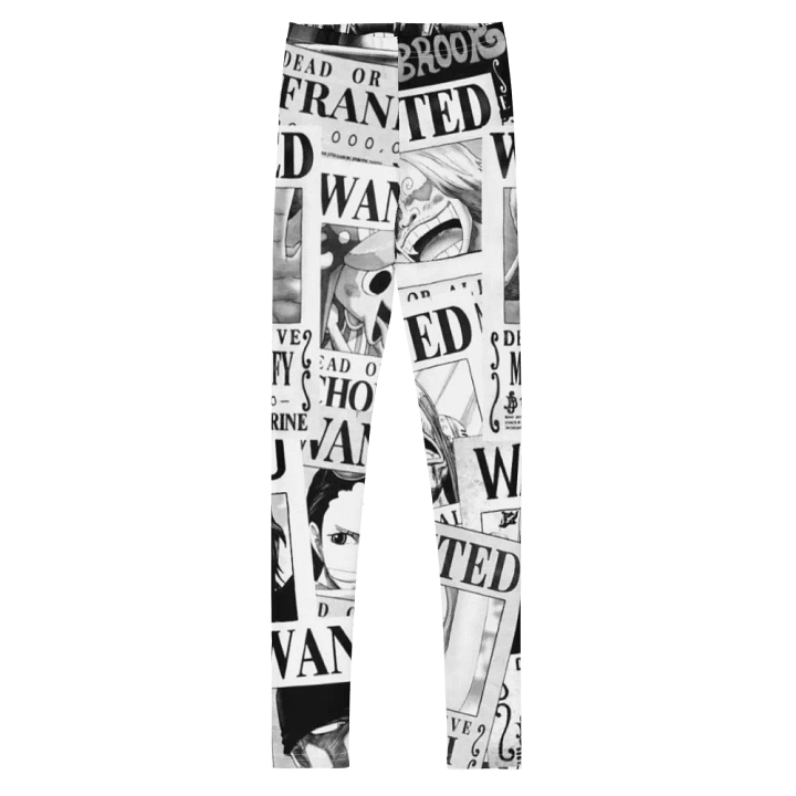 Kids Leggings – Wanted Poster Print for Bold & Adventurous Style product image (2)