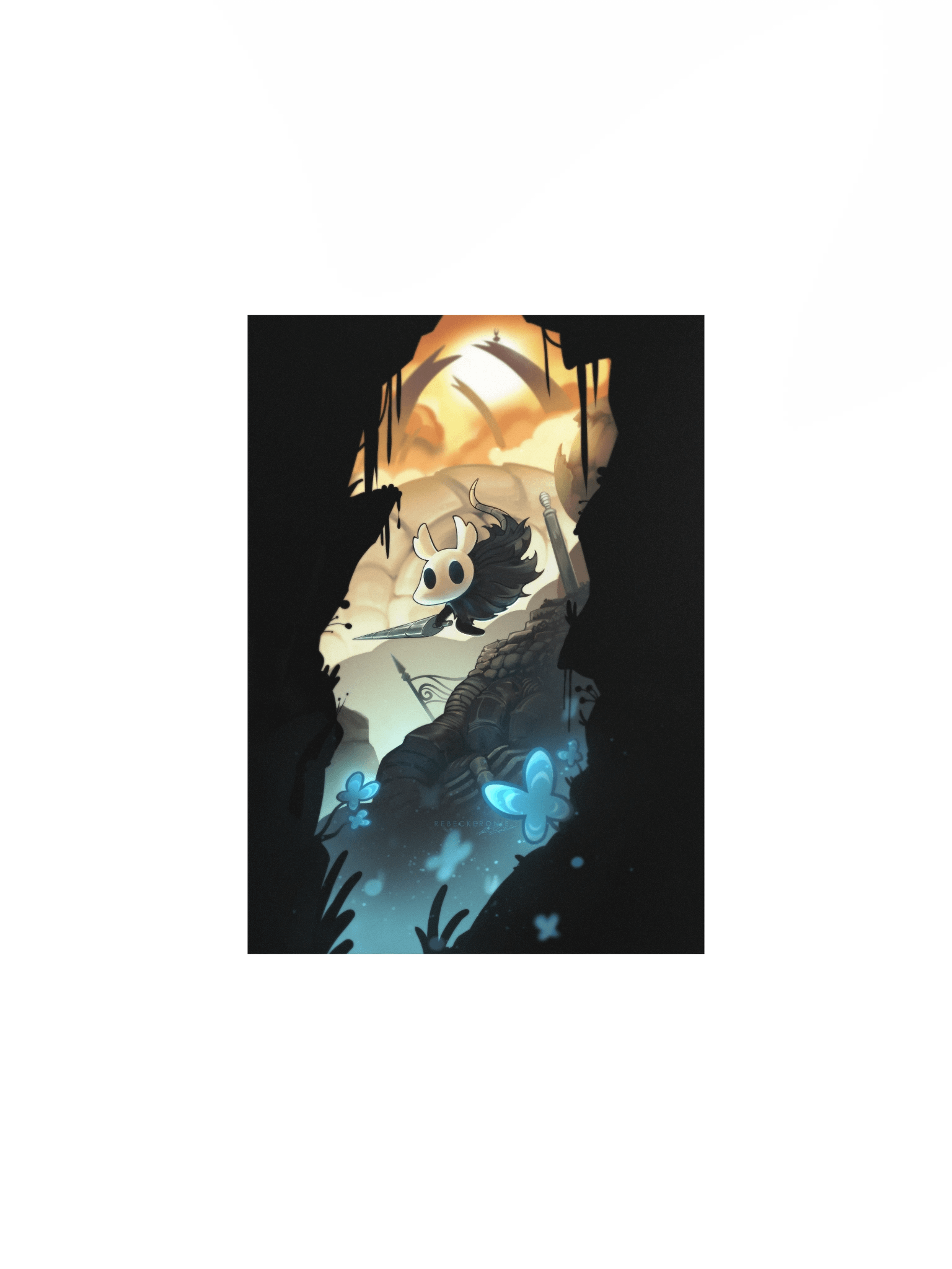 Hollow Knight Possum Print product image (2)