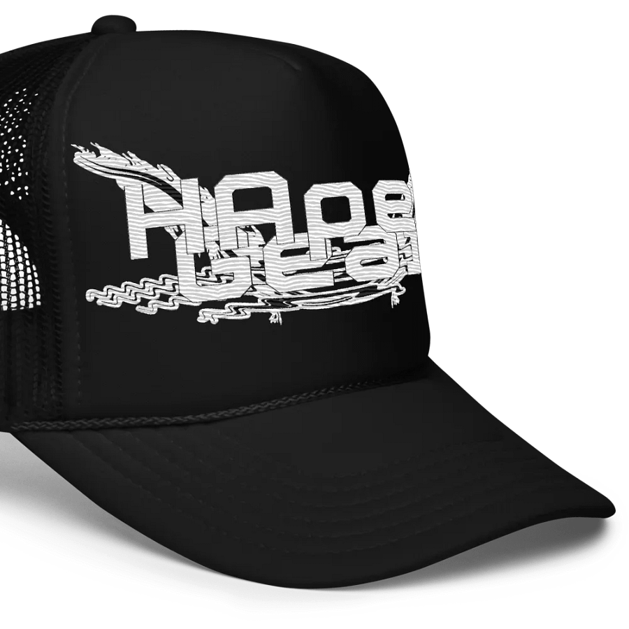 HApex Gear Black Embroidered Otto Foam Trucker Hat product image (7)