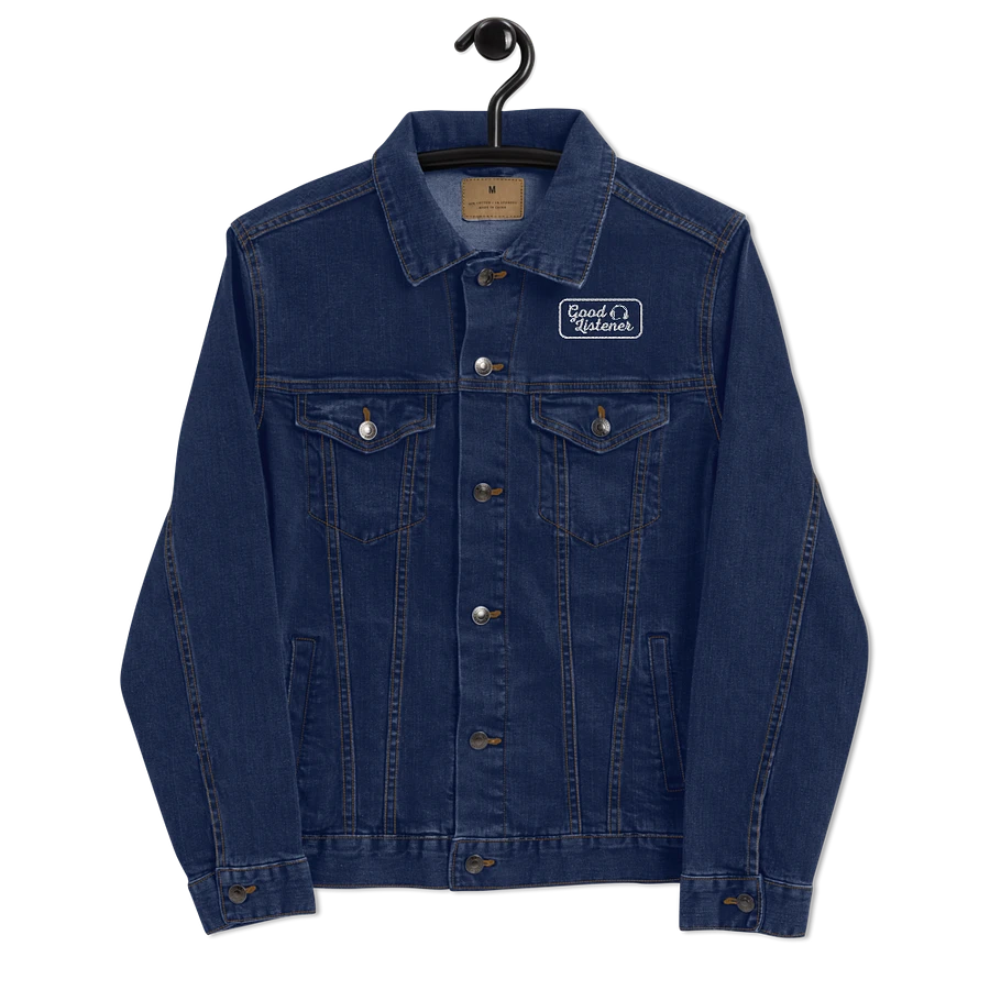 Good Listener Embroidered Jean Jacket product image (7)