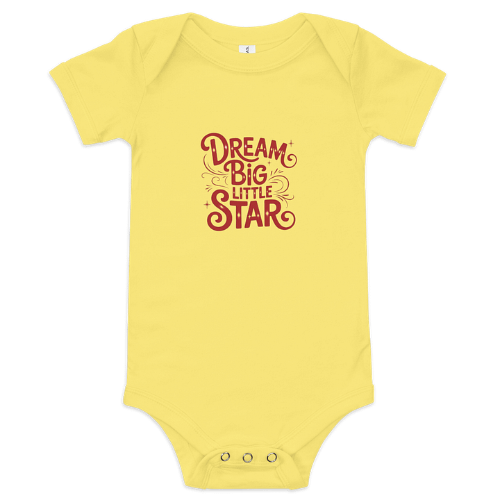 Kiddie Speak Dream Big Little Star Baby Onesie product image (1)