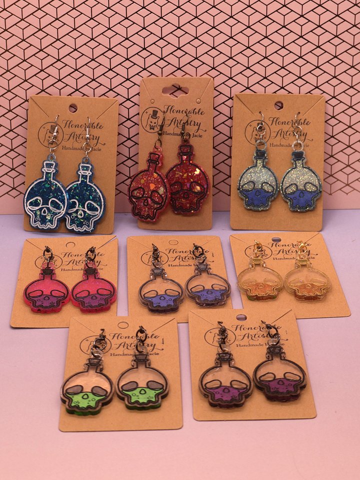 Poison Bottle Earrings product image (1)