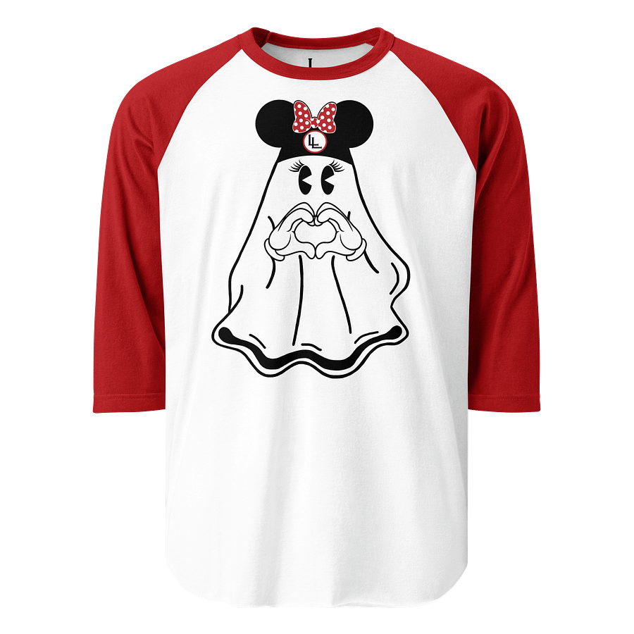 Disnerd Susie Spooks Raglan | White/Red product image (1)