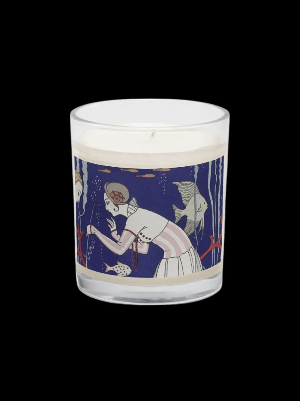 Underwater. Soy Wax Candle In A Clear Glass Jar. product image (2)