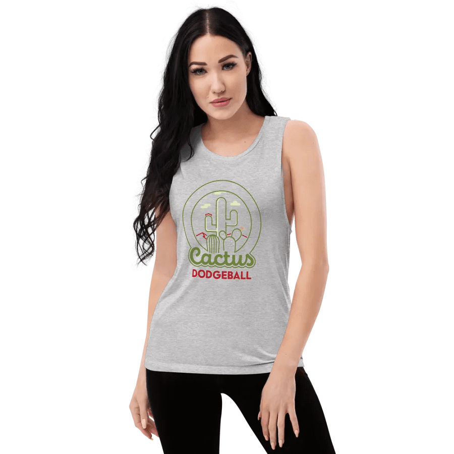 Cactus Dodgeball Women's Muscle Tank product image (25)