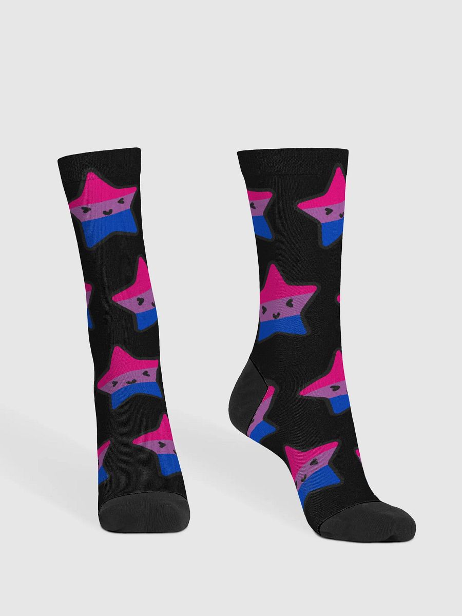 Bi Pride Lucy Black Socks product image (2)