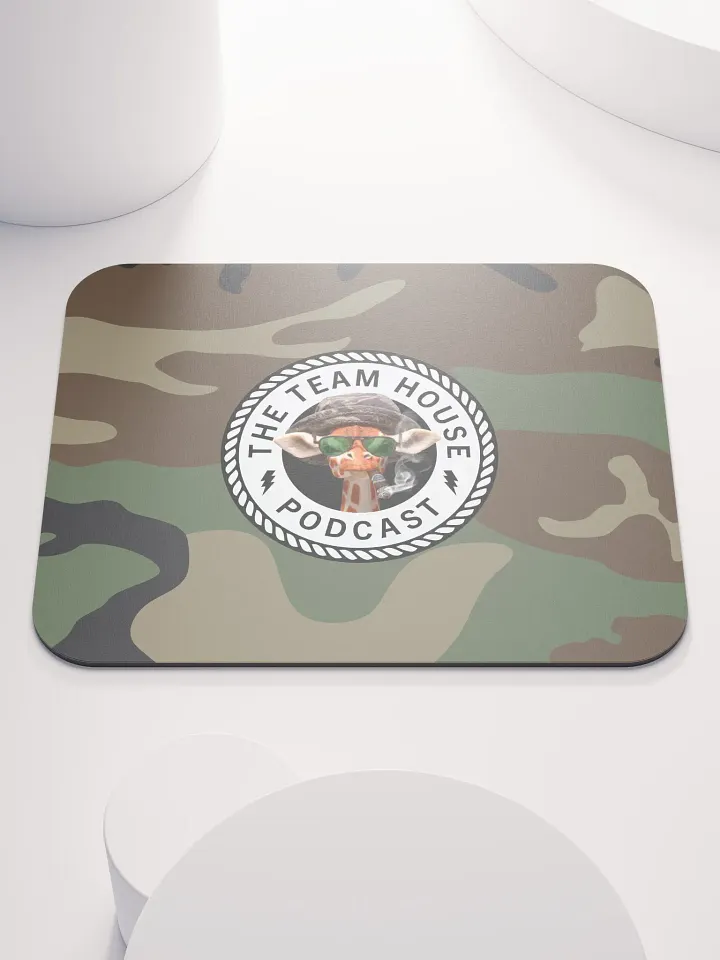 The Team House Woodland Camo Mouse Pad product image (1)