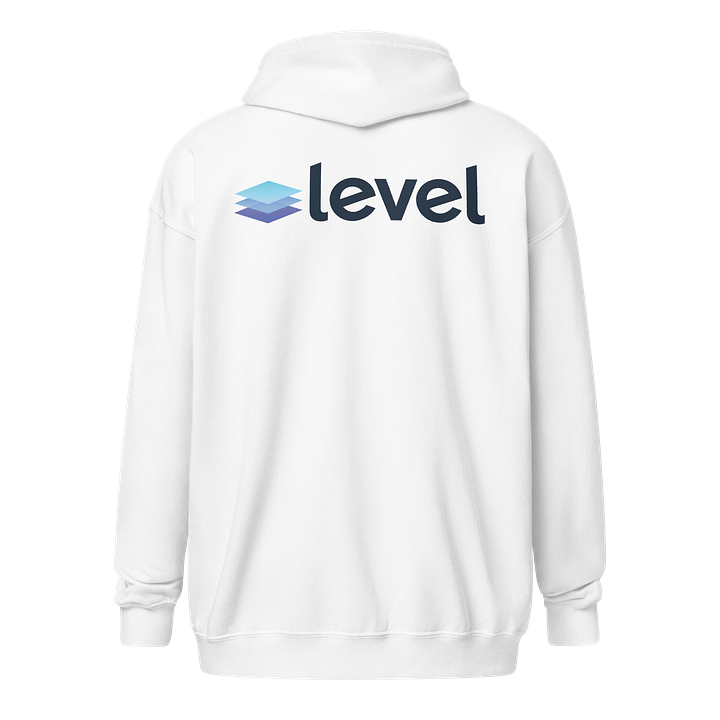 Level Zip Hoodie - Light (Back Print) product image (2)