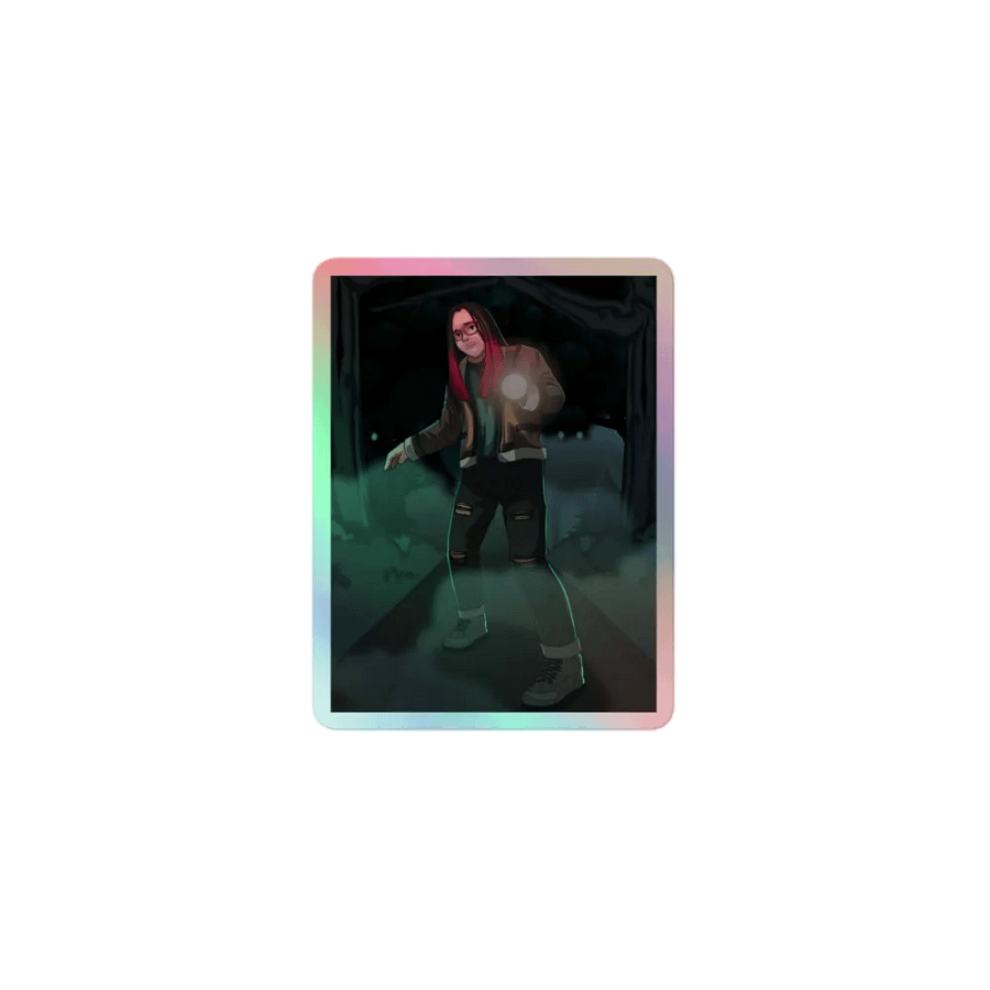 Fear of Flesh Holographic Sticker Sheet product image (1)