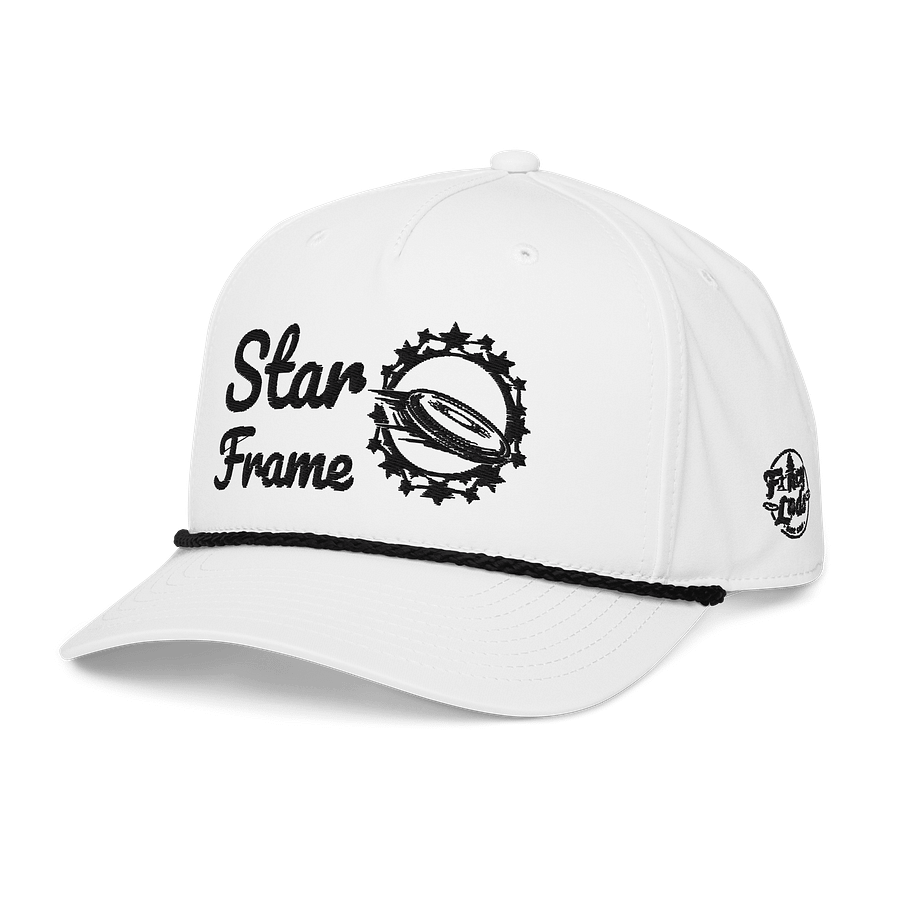 Fancy Lads White Richardson Rope Hat "Star Frame" product image (1)