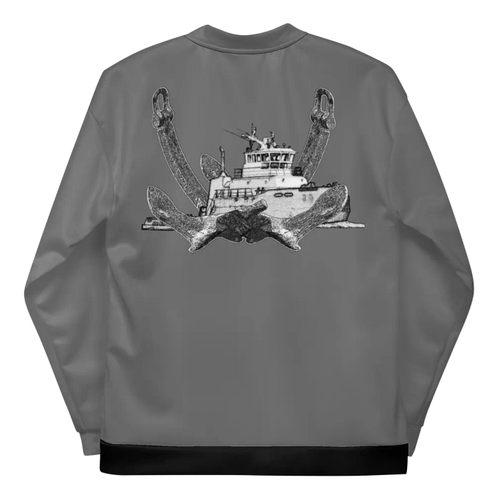 Twin Anchor Titan tug Gray Bomber Jacket product image (1)