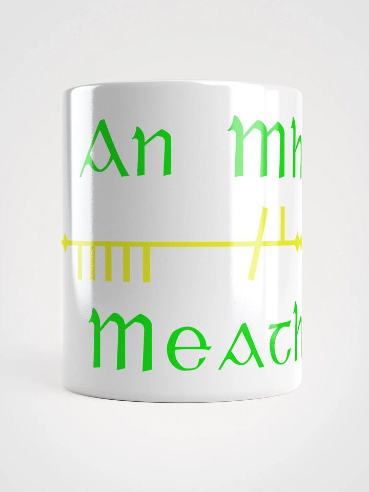 Meath/An Mhí - Scholastic style Ogham Gaelic Heritage Mug product image (1)