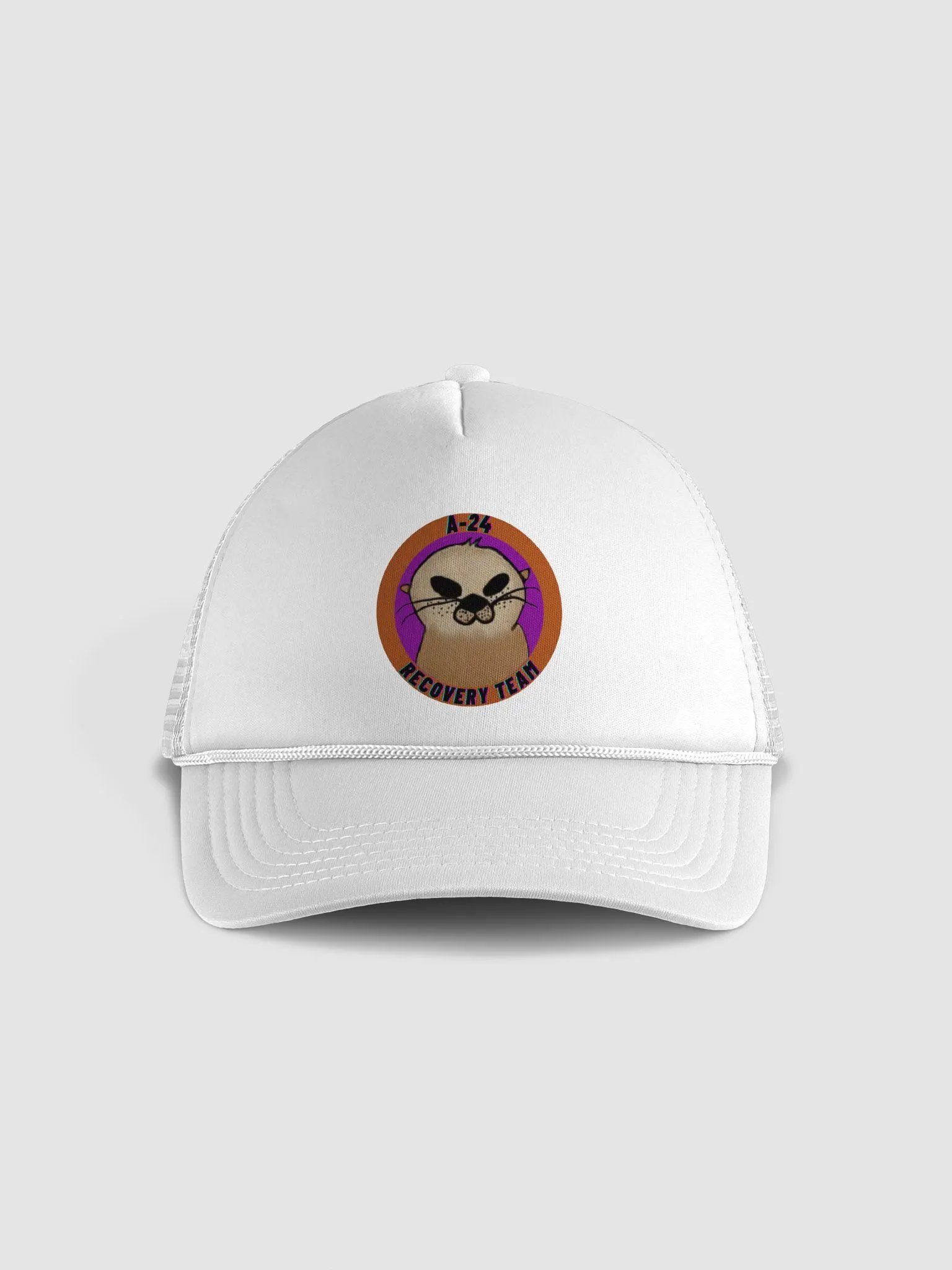 A-24 Logo White Trucker Cap product image (1)