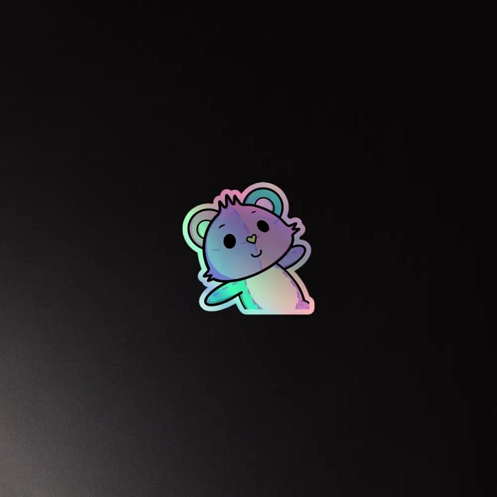 Relaxing - Holographic Sticker product image (2)