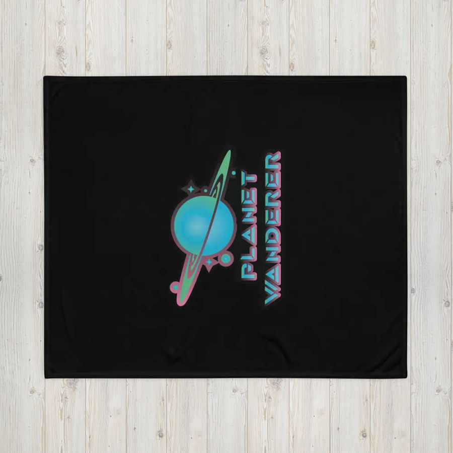 Planet Wanderer throw blanket product image (4)