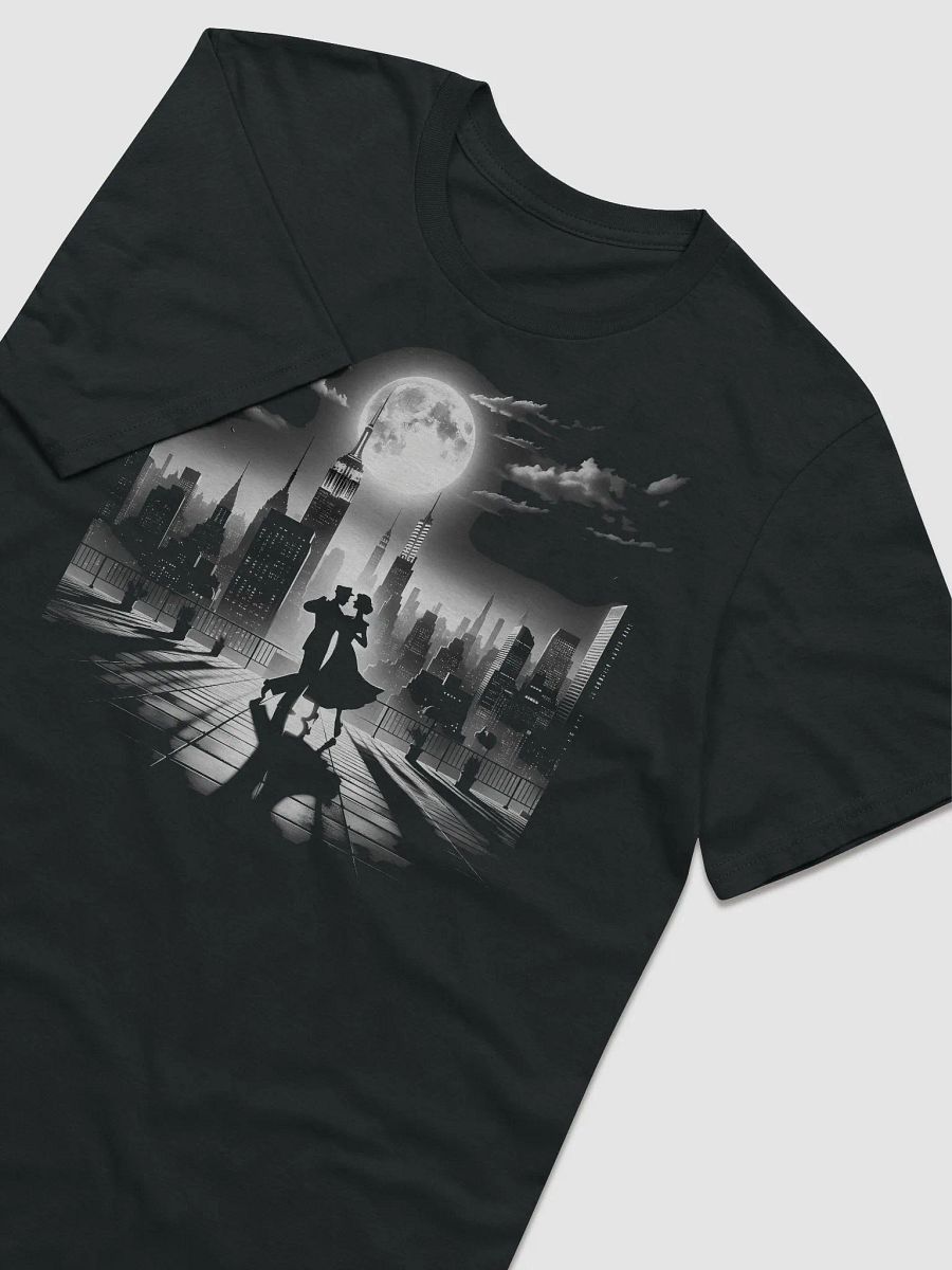 Moonlit Metropolis: A Noir Waltz (Front Print Womens Tee) product image (5)