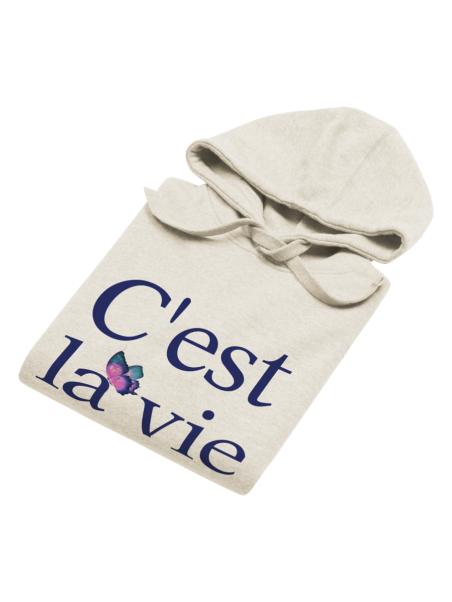 Vibrant Butterfly 'C'est la vie' Hoodie product image (29)