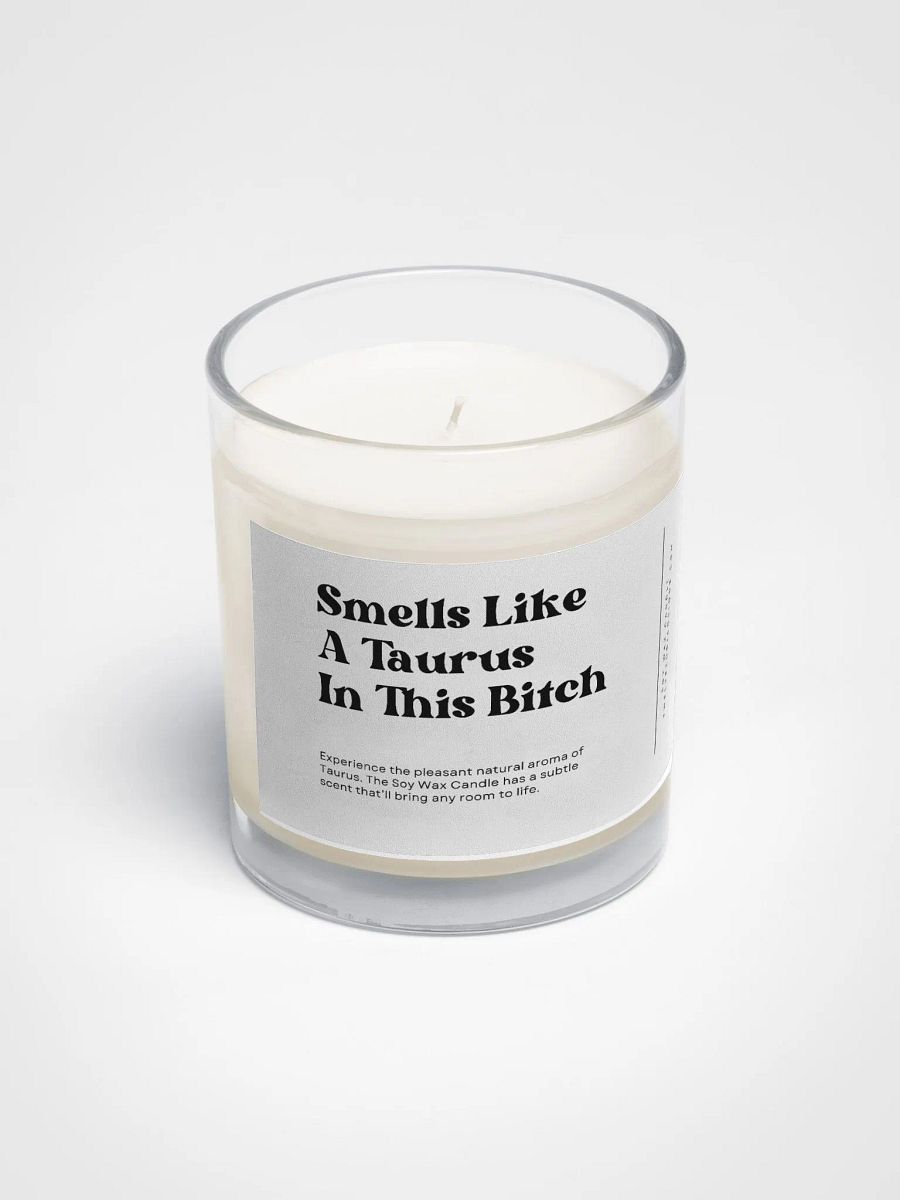 Funny Taurus Candle product image (2)