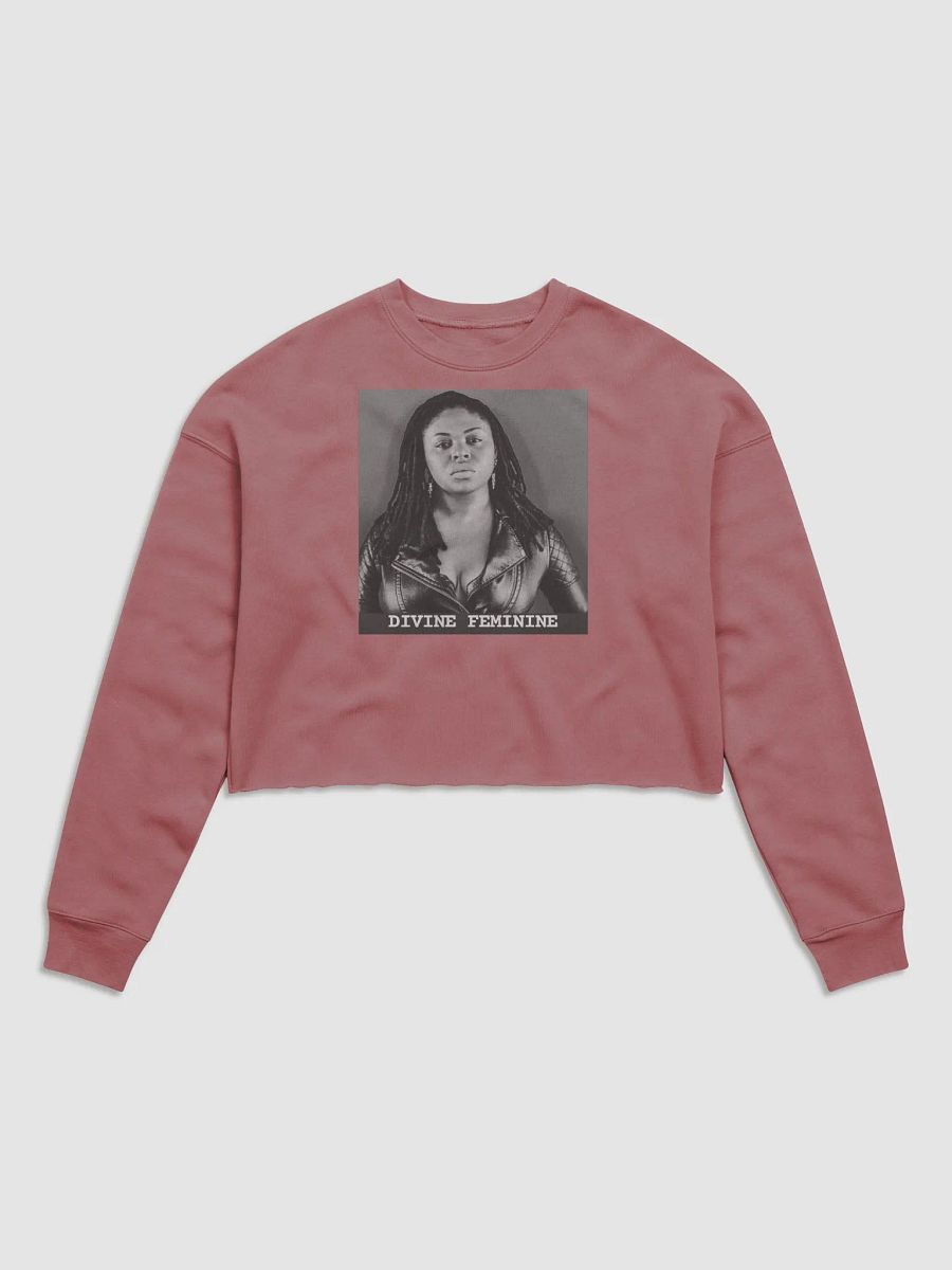 Diving Feminine Crop Top Sweatshirt Muave product image (1)