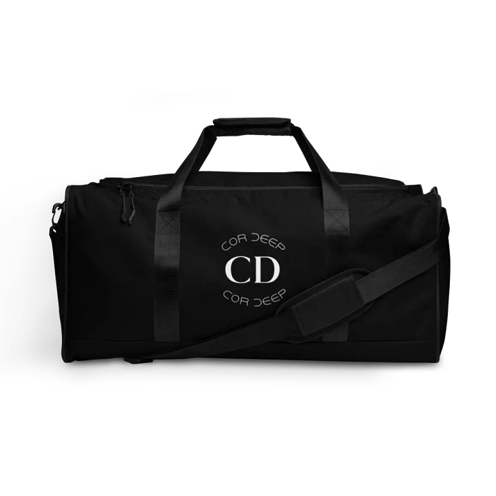 Customizable Monochrome CD Duffle Bag product image (1)