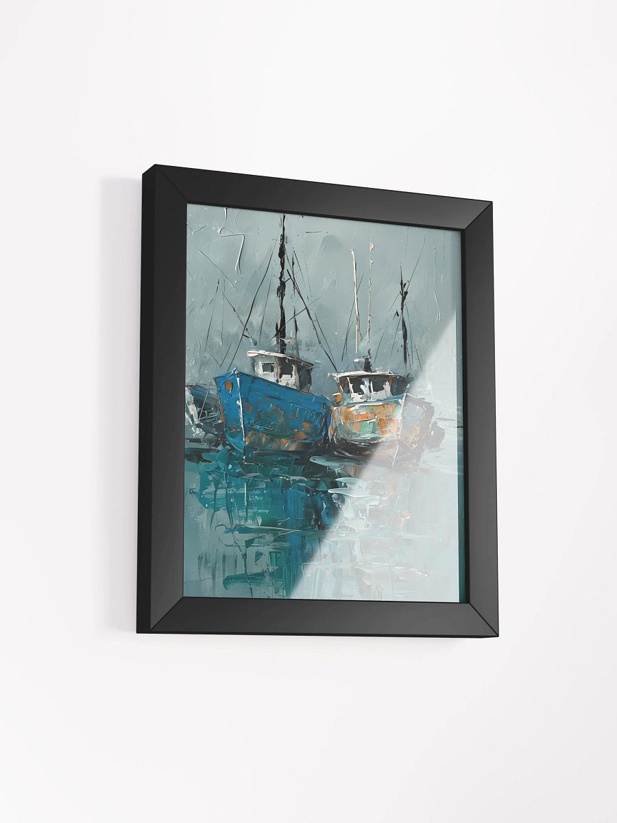 Impressionistic Boats Framed Poster product image (3)