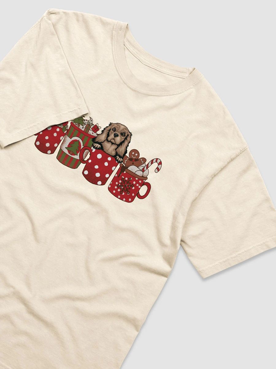 Cute Cocker Spaniel in a Christmas Cup T-Shirt | Funny Christmas Pup in a Cup product image (16)