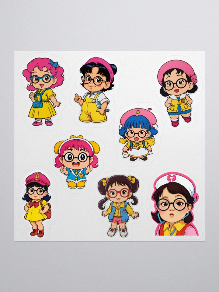Dr. Slump Arale Chan type Cut Stickers product image (1)