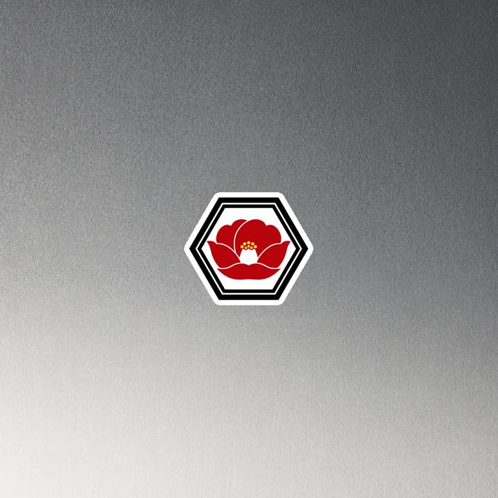Nest of Smoke Tsubaki Emblem (Color) ✦ Die-Cut Magnets product image (4)