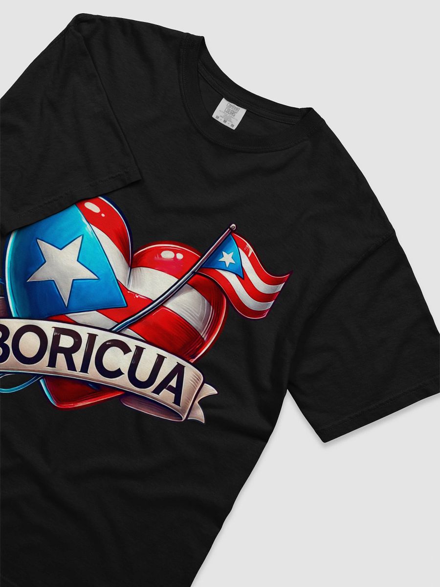 Boricua Pride Flag Heart T-Shirt product image (3)