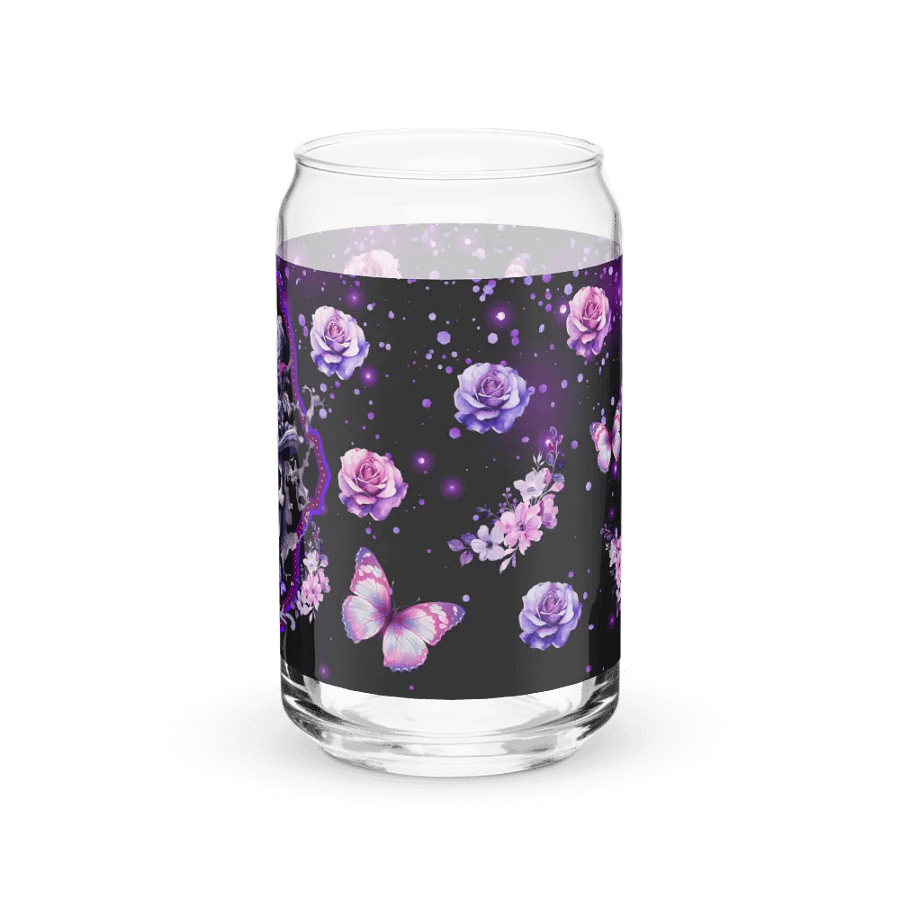 Gothic Rose Purple Skull Glass product image (4)
