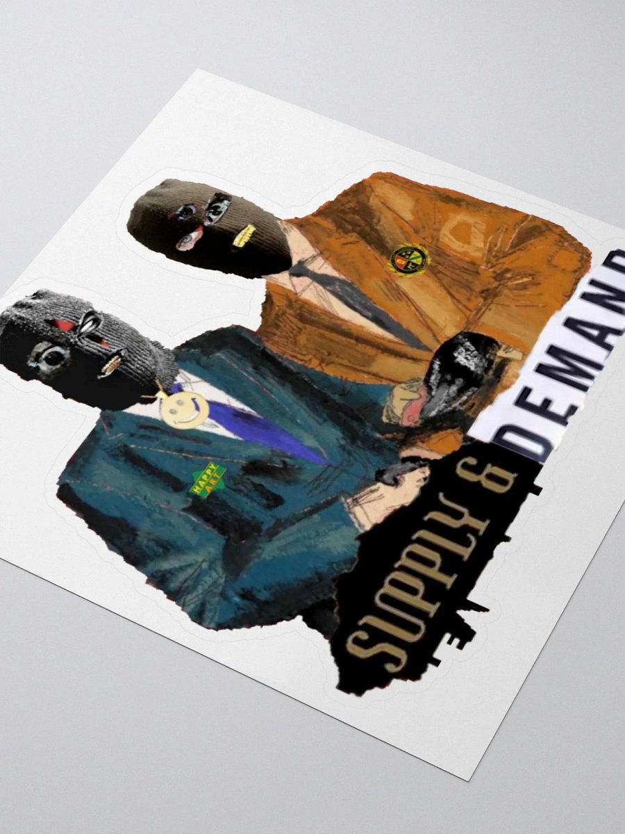 SUPPLY & DEMAND STICKER product image (3)