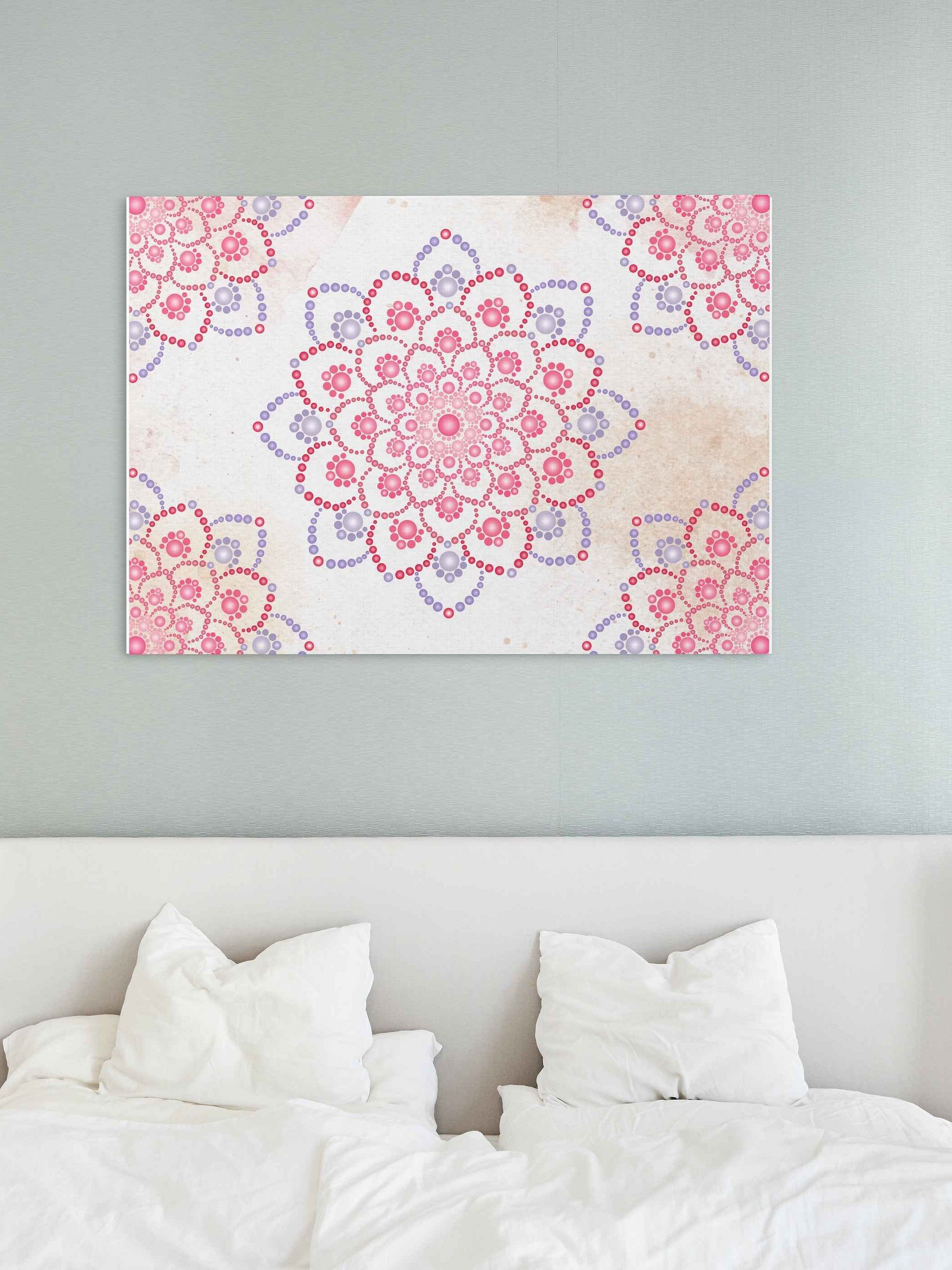 Purple and Pink Dot Mandala Posters, 2 JPG files product image (5)