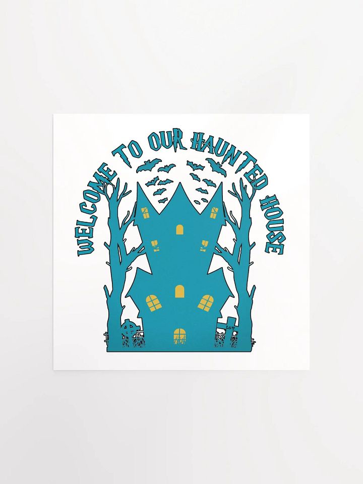WELCOME TO OUR HAUNTED HOUSE product image (1)