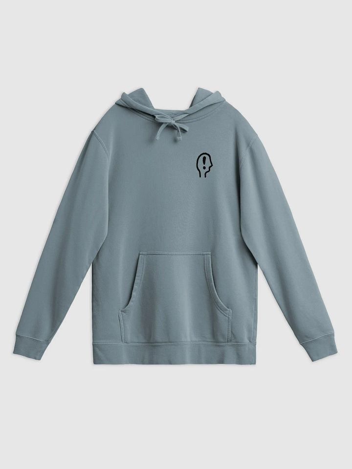 EXCLAIMING MENTALLY printed pigment hoodie product image (1)