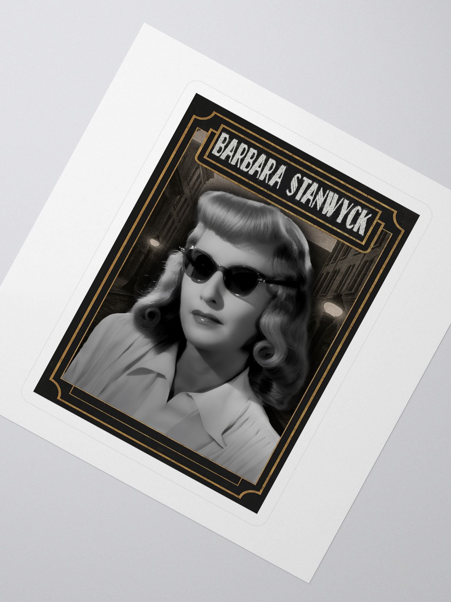 Barbara Stanwyck Kiss-Cut Sticker product image (2)