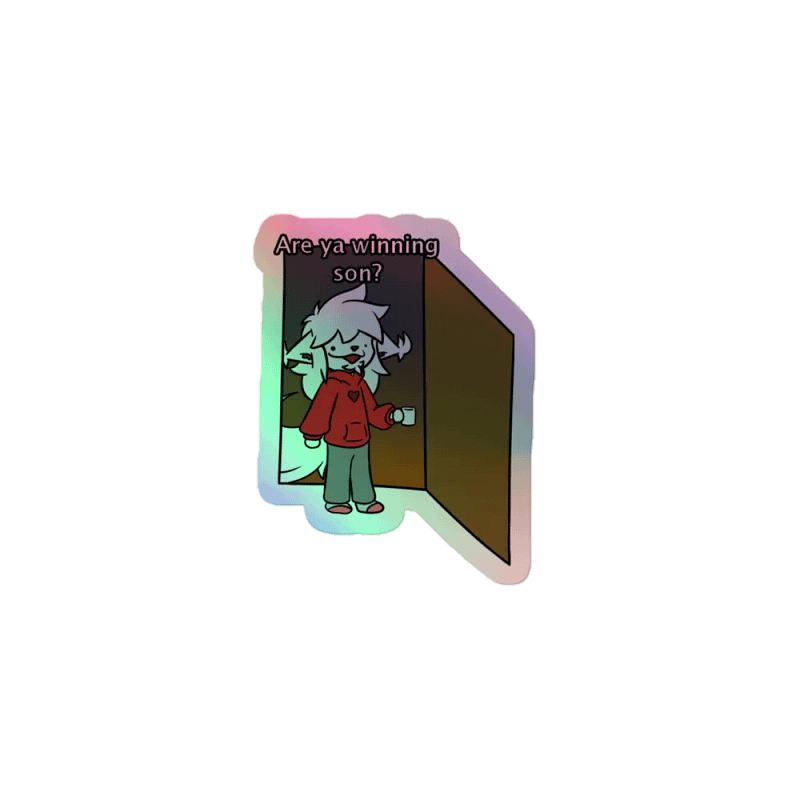 Are You Winning Sticker