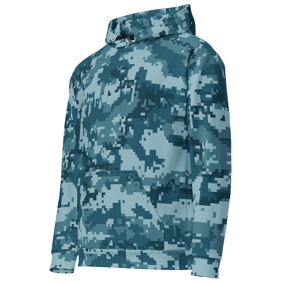 Pixelated Sky Unisex Camo Hoodie product image (2)