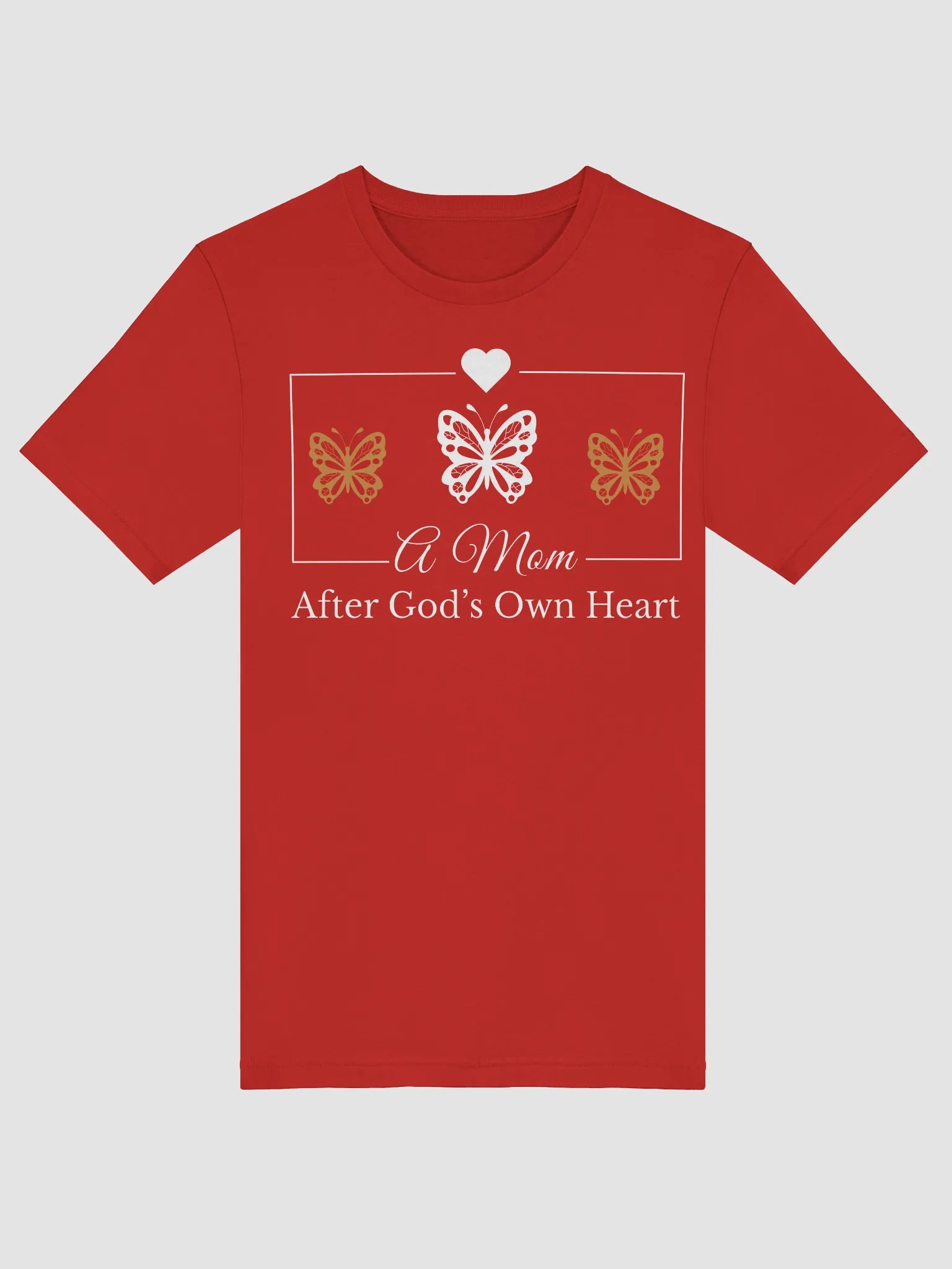 God`s Heart Mom, Bella Canvas T-shirt product image (4)