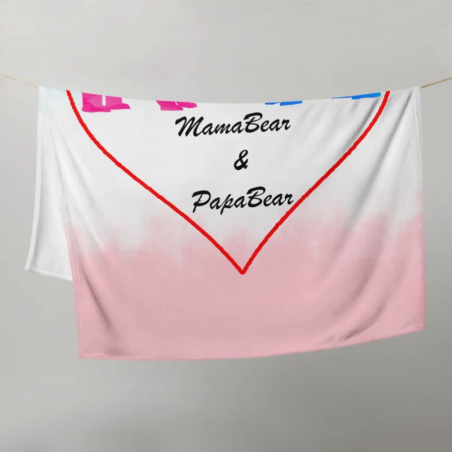 Mama & Papa Bear Throw Blanket product image (21)