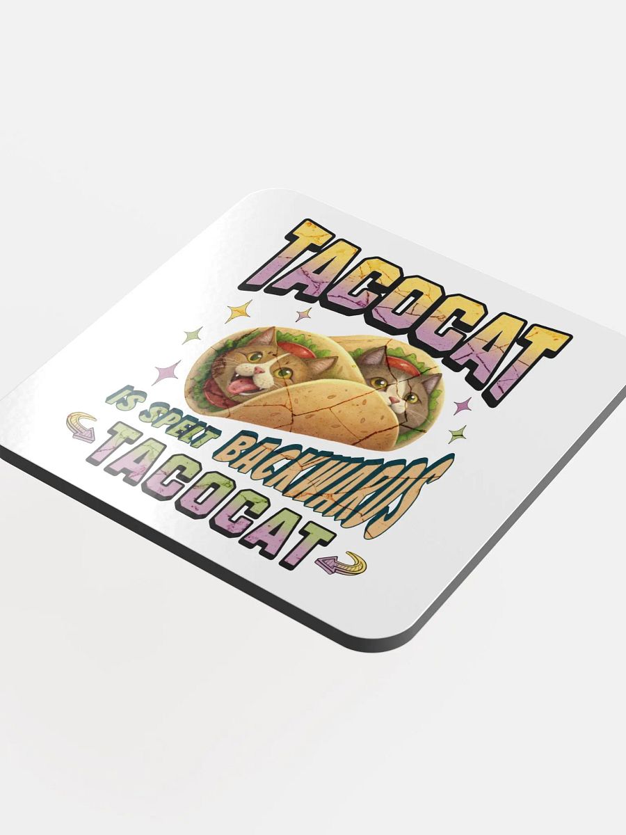 TACOCAT Glossed Cork Coaster Set product image (4)