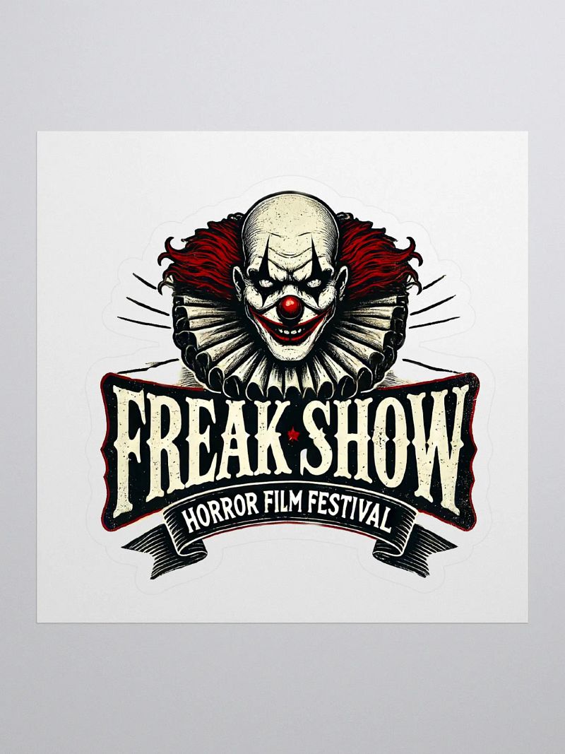 FREAK SHOW Horror Film Festival Stickers