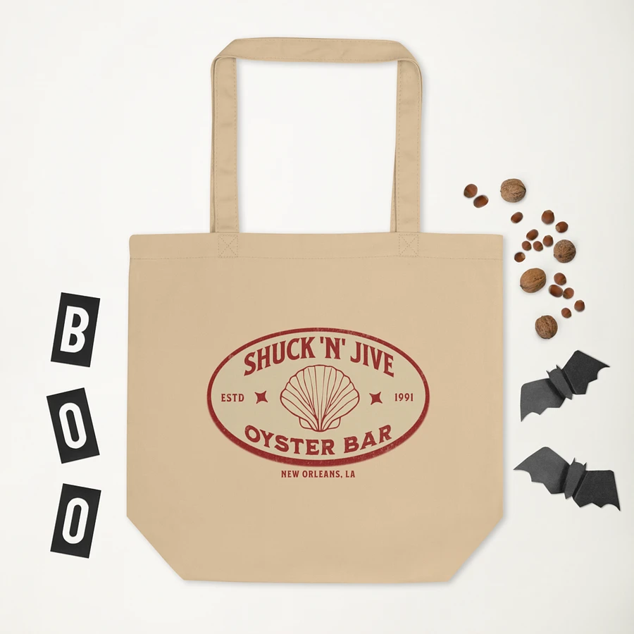 Vintage Oyster Bar Canvas Tote product image (3)