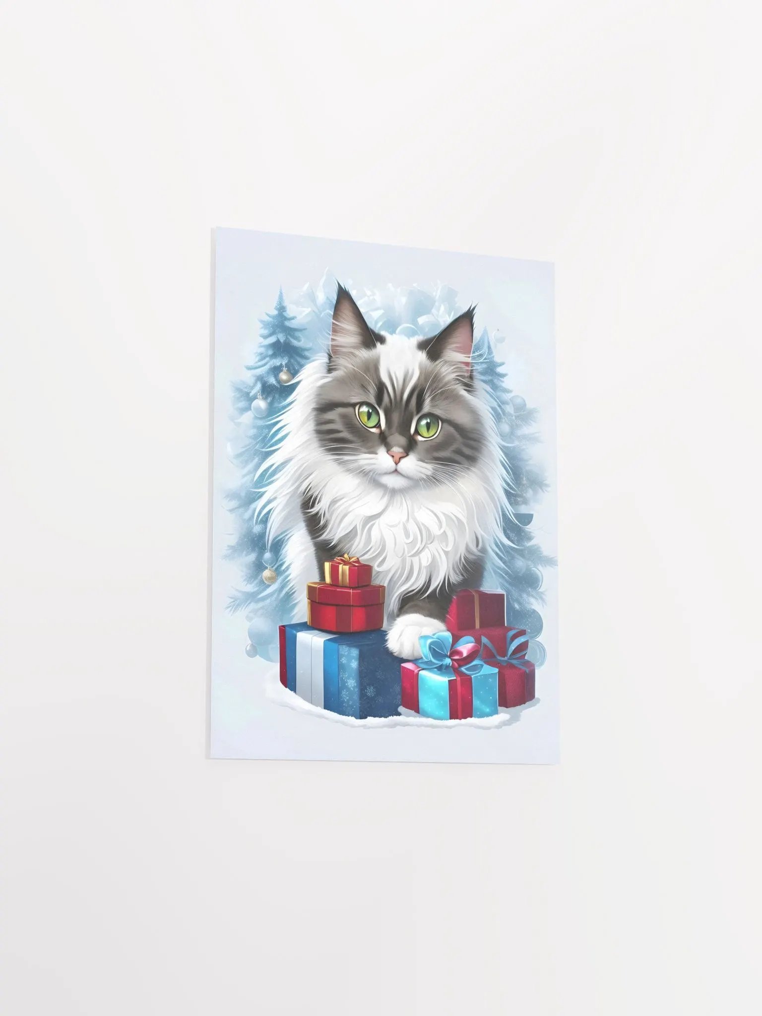 Christmas Kitty Surprise Poster product image (12)