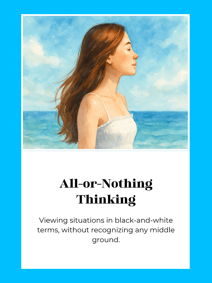 Gentle Reframes: Cognitive Distortion Card Deck product image (2)
