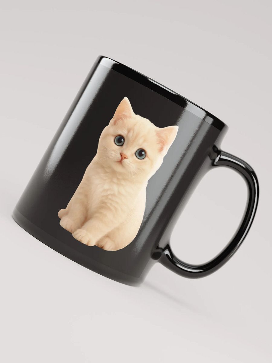 Cute Cat Mug Black product image (7)