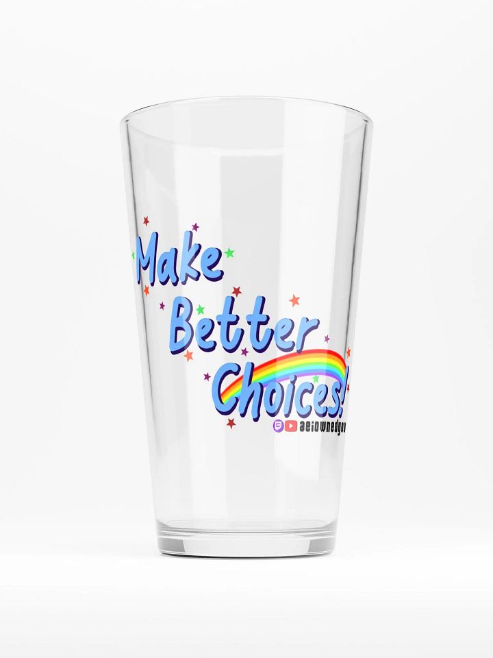 Make Better Choices Bar Glass product image (1)